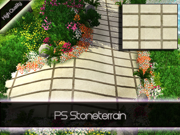 Sims 3 — Stone Terrain by Pralinesims — By Pralinesims