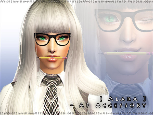 Sims 2 — [ Alara ] - AF Accessory by Screaming_Mustard — Now your school Sims can look rather trendy with this handy