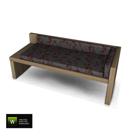 Sims 3 — Bedroom Mira Bench by BuffSumm — created by BuffyASummer (BuffSum) @ TSR Part of the Mira-Bedroom-Set