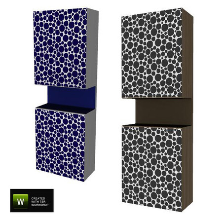 Sims 3 — Bedroom Mira DekoWall by BuffSumm — created by BuffyASummer (BuffSum) @ TSR Part of the Mira-Bedroom-Set