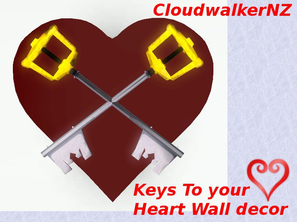 Sims 3 — keyblade on Wall as decor by CloudwalkerNZ2 — keybladeon Wall as decor by CloudwalkerNZ