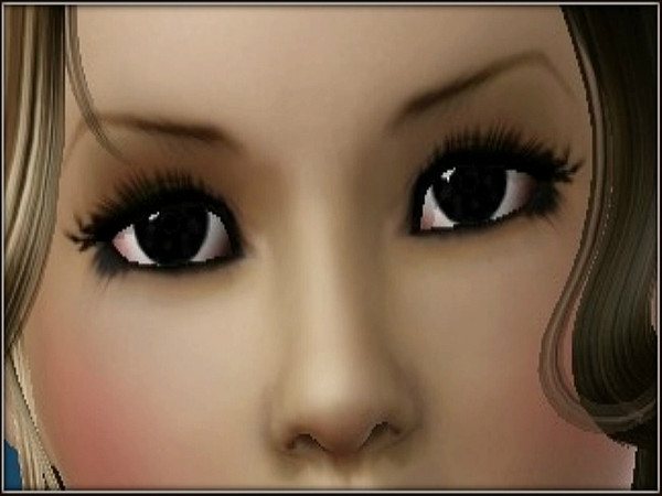 Sims 3 — Feathered Mascara by Precious_Sims — for teens-elders
