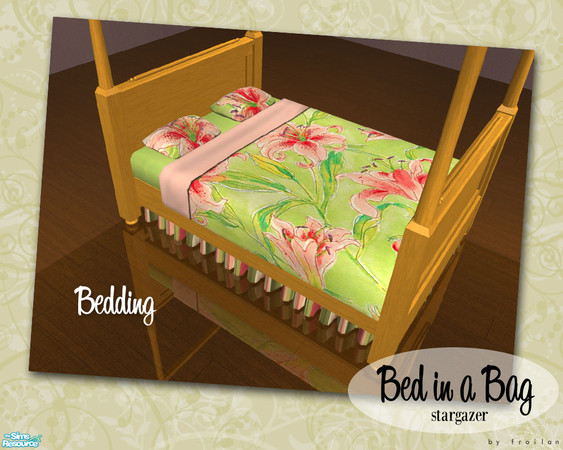 Sims 2 — Bed in a Bag - Stargazer - Bedding by froilan — Everything you need in one neat package! Your sims will relax in