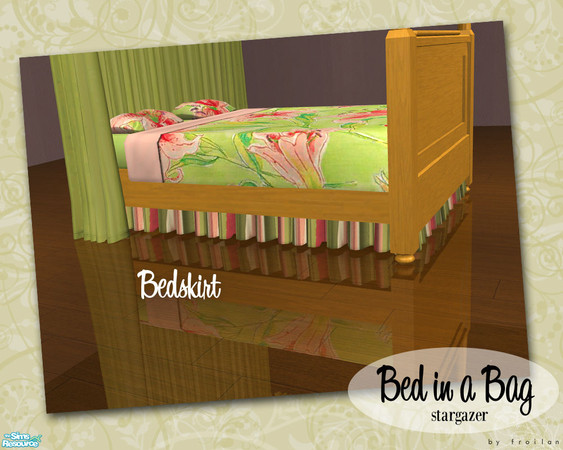 Sims 2 — Bed in a Bag - Stargazer - Bedruffle by froilan — Everything you need in one neat package! Your sims will relax