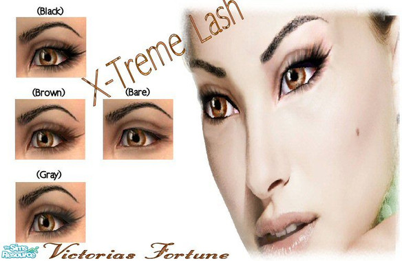 Sims 2 — VF Xtreme Lash Mascara Collection by fortunecookie1 — Xtremely feathery but still dramatic mascara just for your