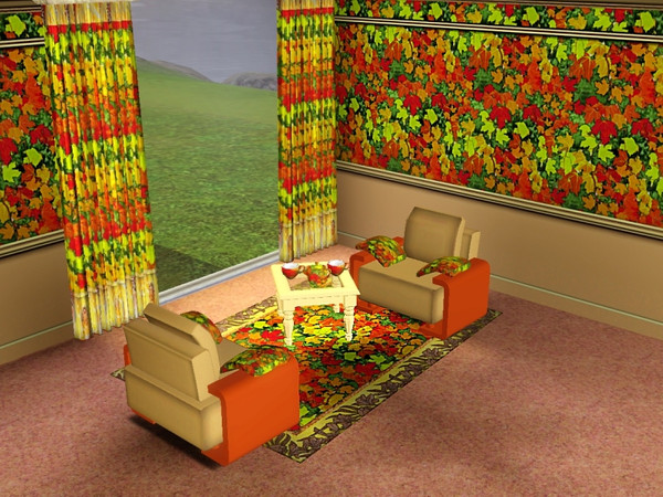 Sims 3 — marcorse_turning pattern by marcorse — The leaves are turning . . to shades of gold and crimson and all points
