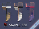 Sims 3 — SimpleSpiralStairs by lchenchen — SimpleSpiralStairs by LCC