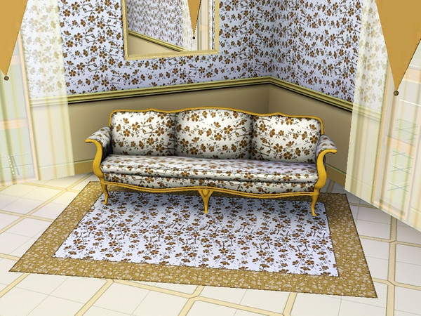 Sims 3 — marcorse_branch swag pattern by marcorse — Flowering titree branches in a modified swag shape feature in this