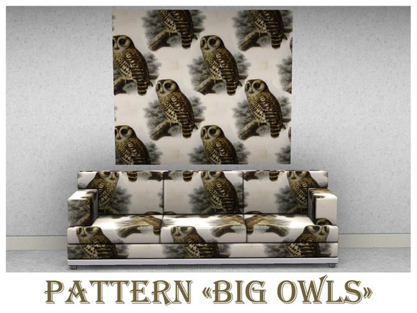 Sims 3 — Big owl pattern by Markesha — 