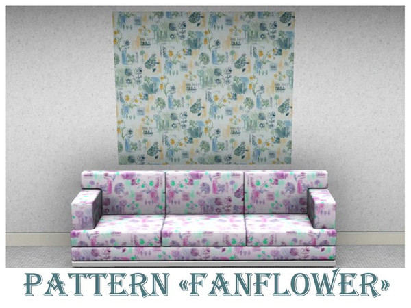 Sims 3 — Fanflower pattern by Markesha — 