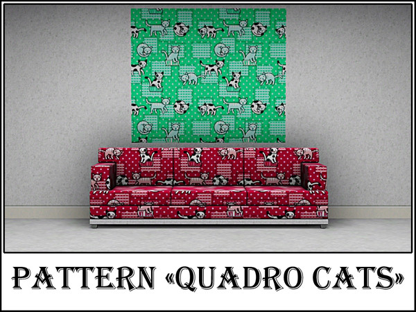 Sims 3 — QuadroCats pattern by Markesha — QuadroCats pattern
