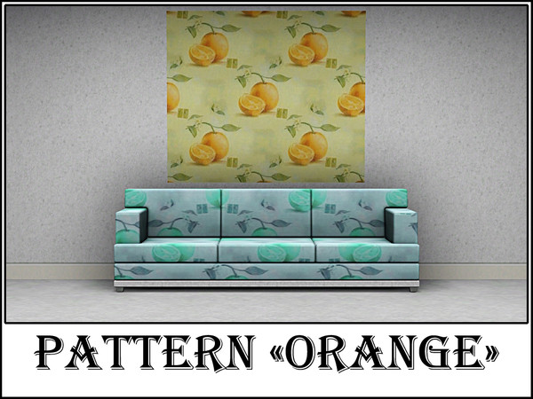 Sims 3 — Orange pattern by Markesha — Orange pattern