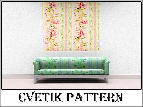 Sims 3 — Cvetik pattern by Markesha — Created by Markesha. Recolorable Palette - 1.