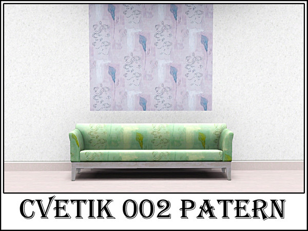Sims 3 — Cvetik 002 pattern by Markesha — Created by Markesha. Recolorable Palette - 1.