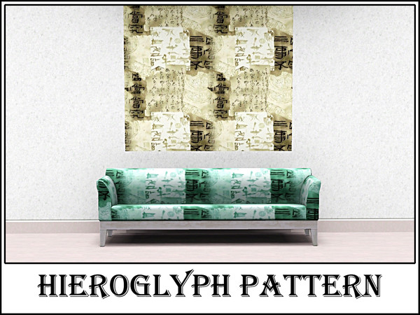 Sims 3 — Hieroglyph by Markesha by Markesha — Created by Markesha. Recolorable Palette - 1.