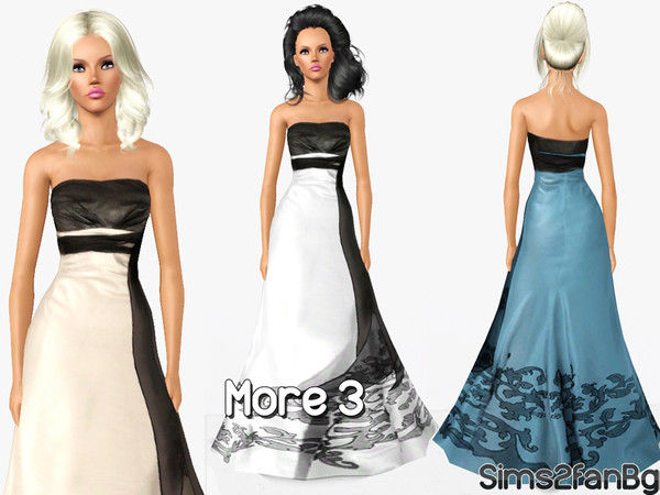 Sims 3 — More 3 by sims2fanbg — .:More 3:. Dress in 3 recolors,Recolorable,Custum mesh by NataliS,Launcher Thumbnail. I