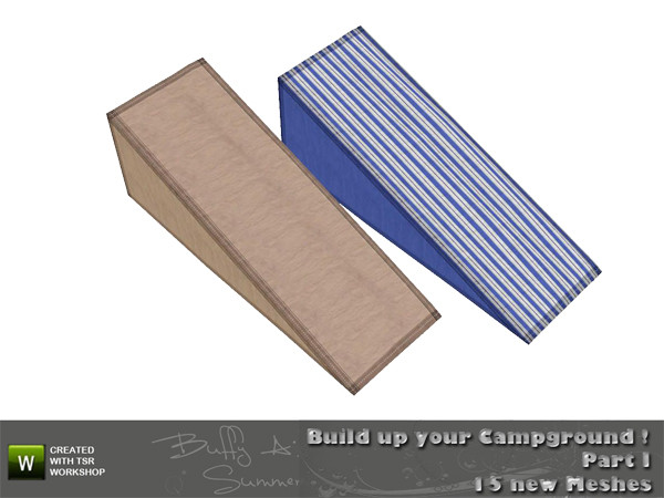 Sims 3 — Camping - Tent Roof End by BuffSumm — created by BuffyASummer (BuffSum) @ TSR Part of the Camping-Set
