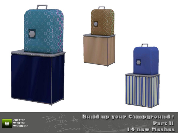 Sims 3 — Camping - Refrigirator by BuffSumm — created by BuffyASummer (BuffSum) @ TSR Part of the Camping-Set