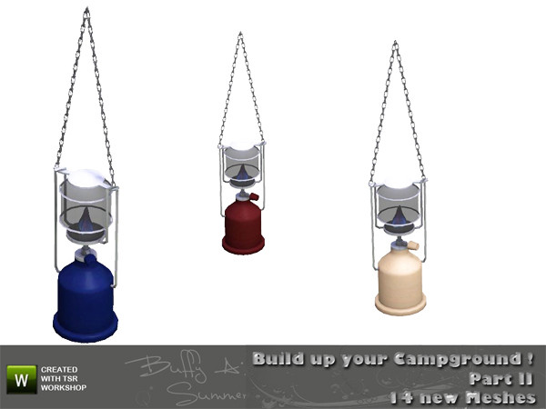 Sims 3 — Camping - Hanginglight by BuffSumm — created by BuffyASummer (BuffSum) @ TSR