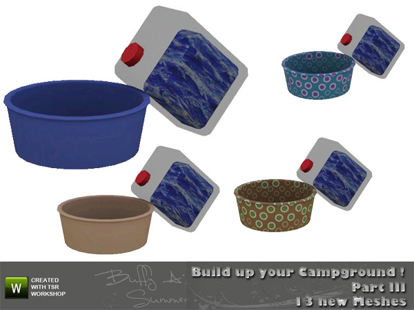Sims 3 — Camping - Sink by BuffSumm — created by BuffyASummer (BuffSum) @ TSR