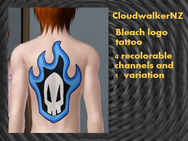 Sims 3 — Bleach tattoo by CloudwalkerNZ2 — 