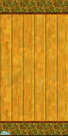 Sims 2 — Orange and Leaves Bedroom Superset! - Wall 1 by Alyosha — Part of the Orange and Leaves Bedroom Superset! Enjoy!