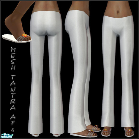 Sims 2 — MESH_Tantra_AF4 by Tantra — Bottom mesh with alpha-editable parts for YA/A, has bumpmap, fat and pregant morphs.