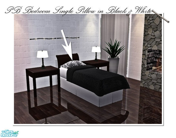 Sims 2 — PB Bedroom Mix & Match Bedding Set - Pillow 1 by ~Monica~ — Enjoy ;)