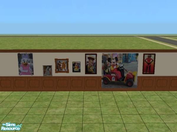 Sims 2 — Disney painting set 2 by paterdave2 — This is the second set of paintings with Disney caracters seen in