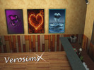 Sims 3 — Cool Hearts Painting  by verosims3 — 6 Cool Hearts Painting