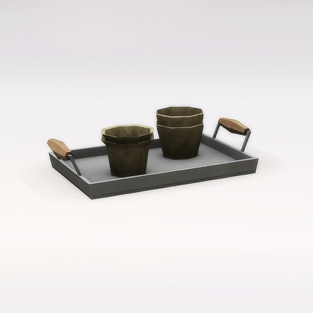 Sims 3 — Garden Clutter tray by Angela — Simspiration Issue 01 Gardenclutter Tray with pots. Made by Angela@TSR (2010)