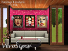 Sims 3 — Women's paintings by verosims3 — 3 differents women's paintings . by: VeroSims
