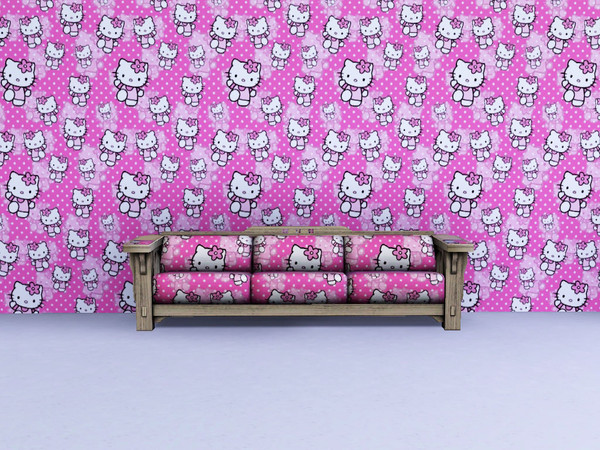 Sims 3 — Hello kitty v2 by darkfairy2 — Hello kitty version 2 fully recolorable pattern