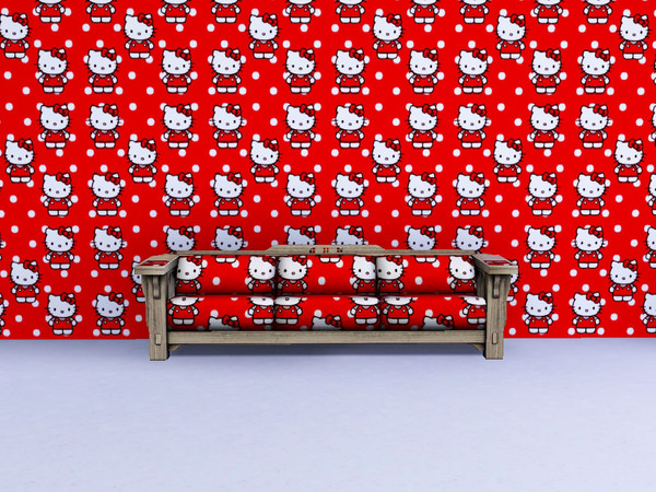 Sims 3 — Hello kitty v.3 by darkfairy2 — Hello kitty and polka dots!With two recolorable zones!