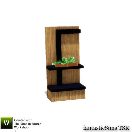Sims 3 — Aurora Media Room Wall Unit Left by fantasticSims — Aurora Media Room Wall Unit Left fantasticSims TSR 2011