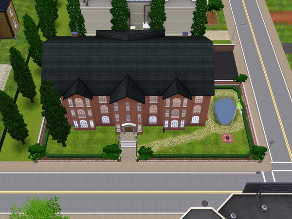 Sims 3 — Local Museum  by jmc22 — Built in 1838, this magnificent building was origonally built as a Hospital. The