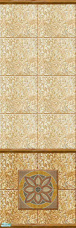 Sims 2 — Wall 007-3 by Semitone — Ceramic wall, tile.