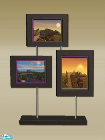 Sims 2 — Modern Hall Table Prints - Prints 03  by Shakeshaft — Part of a recolour of my Modern First Impressions Set,