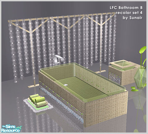Sims 2 — LFC Bathroom B - Recolor set 4 by Sunair — LFC Bathroom B - Recolor set 4 (nature)