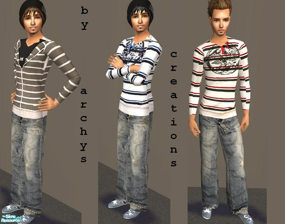 Sims 2 — Tom Tailor sweatshirts set by archys creations — This is a set made by me on the basic mesh from simguys. These