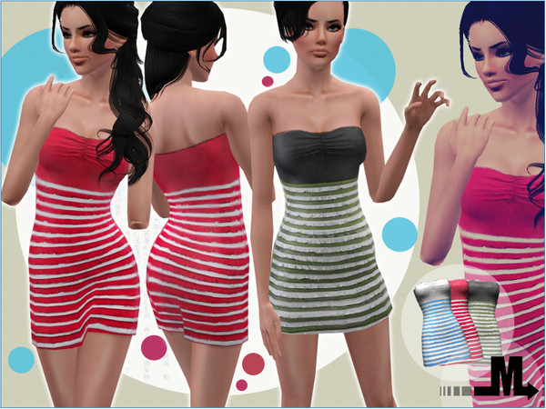 Sims 3 — Ruffle by miraminkova — Be admirable and unique with this ruffle dress on! 