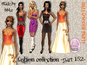 Sims 2 — Fashion Collection - part 152 - by BBKZ — It\'s time for Halloween Party! Available as everyday/formal for