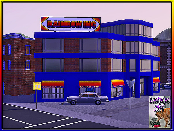Sims 3 — Rainbow Inc - By Luckyoyo. by luckyoyo — I made this for myself but decided to share, I hope you like it. 