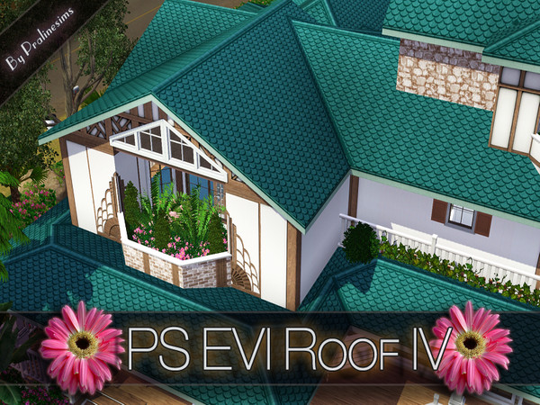 Sims 3 — PS EVI Roof IV by Pralinesims — By Pralinesims
