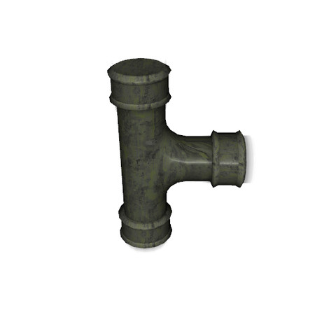 Sims 3 — Pipe - vertical junction by Cyclonesue — A collection of pipe pieces that can be placed at any height, can