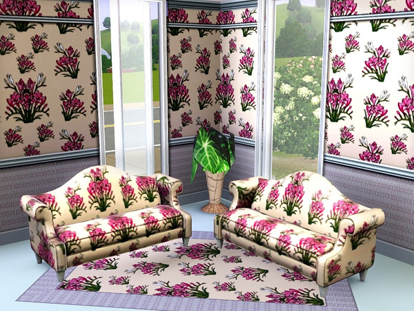 Sims 3 — marcorse_freesia pattern by marcorse — Who could ignore the delicious perfume of a bunch of freesias? I could