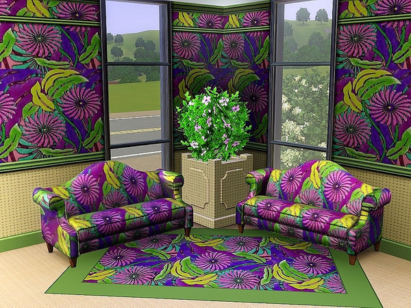 Sims 3 — marcorse_oh so daisy pattern by marcorse — Oh yes! This is oh! so daisy! Not for everyone, but this bright and