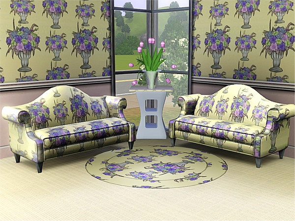 Sims 3 — marcorse_three vase full pattern by marcorse — A simple repeat pattern featuring a classic urn shaped vase of