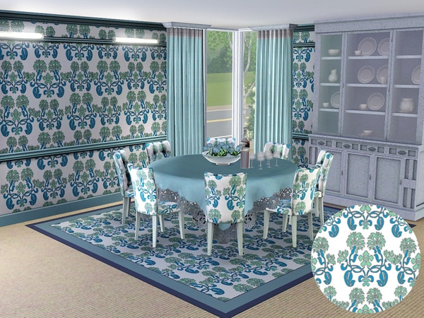 Sims 3 — marcorse_embrace heraldic pattern by marcorse — A repeat pattern based on a heraldic design.