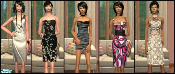 Sims 2 — Memories by olcia_olivinea — Set of five elegant dresses for your Simmies. Enjoy :)!